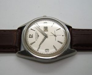 【送料無料】腕時計　ウォッチマニュエルlongines a remontage manuel a date excentre en acier de 1960 c89p1