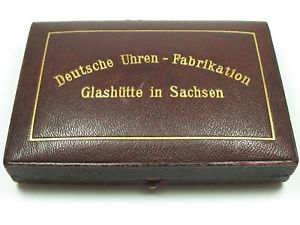 【送料無料】腕時計　ウォッチグラスヒュッテオリジナルポケットケースlange glashtte original seltene taschenuhrbox taschenuhretui