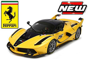 【送料無料】模型車 モデルカー スポーツカーフェラーリ#イエローモデルferrari fxxk 15 yellow 118 model bburago