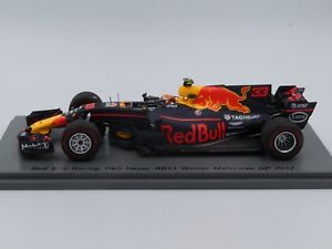 【送料無料】模型車　モデルカー　スポーツカースパークレッドブル＃マレーシアspark 143 max verstappen red bull rb13 33 winner malaysian gp f1 2017 s5050