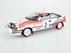 【送料無料】模型車　モデルカー　スポーツカートップマルケストヨタセリカ＃サインツモヤモンテカルロtop marques toyota celica st 165 2 sainzmoya montecarlo winner 1991 118