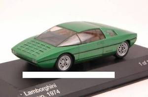 【送料無料】模型車　モデルカー　スポーツカーホワイトボックスランボルギーニブラボーメタリックグリーンモデルjm 2135416 white box wb106 lamborghini bravo 1974 metallic green 143 model