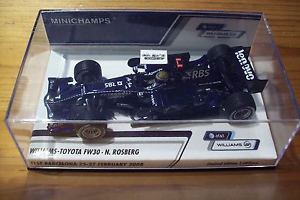 【送料無料】模型車　モデルカー　スポーツカーウィリアムズニコロズベルグ143 williams 2008 fw30 nico rosberg barcalona 2527 feb