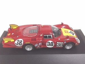 【送料無料】模型車　モデルカー　スポーツカーロメオルマンモデル listingalfaromeo 332 longo 5 24 h le mans 1968 very old 143 top model