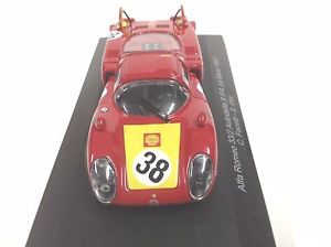 【送料無料】模型車　モデルカー　スポーツカーロメオルマンモデル listingalfaromeo 332 longo 5 24 h le mans 1968 very old 143 top model