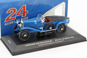 【送料無料】模型車　モデルカー　スポーツカー＃ルマンドlorrainedietrich b36 5 winner 24h lemans 1925 de courcelles, rossignol 143 i