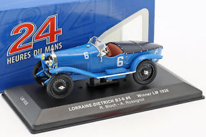 【送料無料】模型車　モデルカー　スポーツカー＃ルマンブロッホネットワークlorrainedietrich b36 6 winner 24h lemans 1926 bloch, rossignol 143 ixo