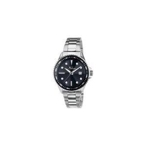 【送料無料】カフスチールサインorologio uomo chronotech sign rw0192 bracciale acciaio nero