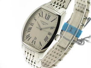 【送料無料】スチールクオーツlongines evidenza quarzo acciaio referenza l26554716