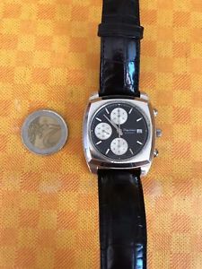 【送料無料】クロノグラフソリッドシルバーフィリップウォッチcronografo philip watch in argento massiccio 925 rarissimo