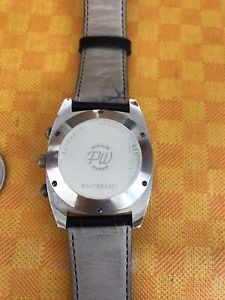 【送料無料】クロノグラフソリッドシルバーフィリップウォッチcronografo philip watch in argento massiccio 925 rarissimo