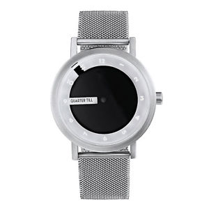 【送料無料】クロックスチールメッシュホワイトブラックプロジェクトprojects watches till watch orologio uomo quarzo maglie acciaio bianco nero