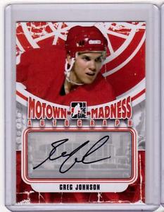 【送料無料】スポーツ　メモリアル　カード　1213itgモータウンgreg johnsonagjレッドウィングズサインgreg johnson 1213 itg motown madness auto autograph agj red wings