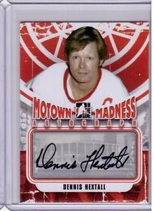 【送料無料】スポーツ　メモリアル　カード　デニスモータウンサインレッドウィングdennis hextall 1213 itg motown madness auto autograph adh red wings coa