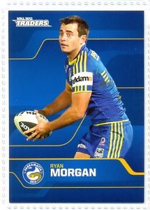 【送料無料】スポーツ　メモリアル　カード　ートレーダーライアンウナギ2013 nrl esp traders 103 ryan morganparramatta eels