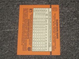 【送料無料】スポーツ　メモリアル　カード　1990グレンデイビスdonrussベースボールカードjsa aucサイン1990 glenn davis donruss autographed baseball card jsa auc cert