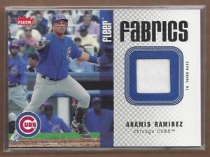 【送料無料】スポーツ　メモリアル　カード　2006fleerarアラミスラミレッツジャージー2006 fleer fabrics ar aramis ramirez jersey