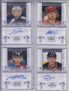 【送料無料】スポーツ　メモリアル　カード　1415udデトロイトレッドウィングズトマスタタールattカード1415 ud artifacts detroit red wings tomas tatar auto facts card att