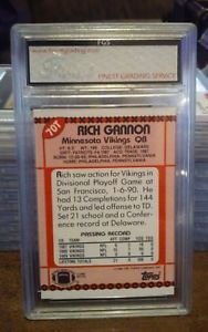 【送料無料】スポーツ メモリアル カード #ミントミネソタバイキングス1990 topps traded 70t rich gannon fgs graded 10 gem mint minnesota vikings qb