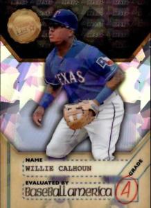 【送料無料】スポーツ　メモリアル　カード　ディーンリストウィリー2017 bowmans best deans list atomic refractor badlwc willie calhoun rc