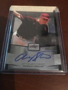 【送料無料】スポーツ　メモリアル　カード　2012leaf metal draft baseball auto chris stratton rookierc autograph2012 leaf metal draft baseball auto chris stratton roo