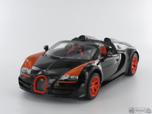 【送料無料】模型車　モデルカー　スポーツカー　ブガッティグランドスポーツオレンジrastar rat43900swor bugatti veyron 164 grand sport vitesse, schwarzorange mas