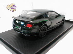 【送料無料】模型車　モデルカー　スポーツカー　リアルベントレーコンチネンタルalmost real 430405 bentley continental gt3r bj2015 cumbrian grnchina 143