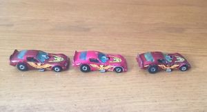 【送料無料】模型車 モデルカー スポーツカー ポンティアックトランスダイカストホットホイールロットhot wheels lot of 3 pontiac firebird trans am funny car 1977 diecast 164