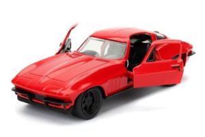 【送料無料】模型車　モデルカー　スポーツカー　シボレーコルベットシボレーchevrolet corvette fast amp; furious lettys chevy 1966 *** jada 132 ovp