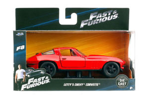 【送料無料】模型車　モデルカー　スポーツカー　シボレーコルベットシボレーchevrolet corvette fast amp; furious lettys chevy 1966 *** jada 132 ovp