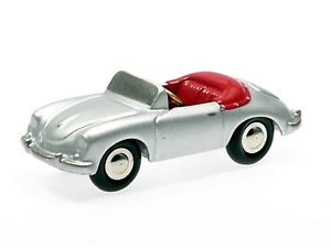 【送料無料】模型車　モデルカー　スポーツカー　ピッコロポルシェカブリオレシルバーレッド＃schuco piccolo porsche 356 cabrio metsilber rot 501671002