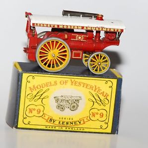 【送料無料】模型車　モデルカー　スポーツカー　マッチモデルファウラービッグライオンエンジンmatchbox model of yesteryear y9 the fowler big lion showman engine in reprobox