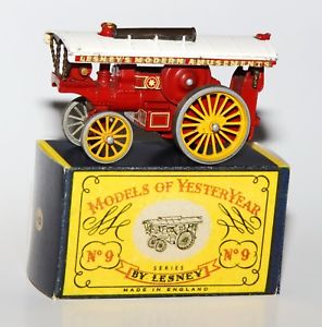 【送料無料】模型車　モデルカー　スポーツカー　マッチモデルファウラービッグライオンエンジンmatchbox model of yesteryear y9 the fowler big lion showman engine in reprobox