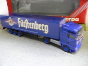 【送料無料】模型車　モデルカー　スポーツカー　トター187 herpa 147316 man tga xxl kersattelzug frstenberg pilsener