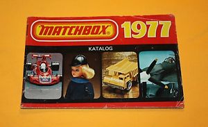 【送料無料】模型車　モデルカー　スポーツカー　マッチカタログパンフレットパンフレットカタログカタログmatchbox 1977 katalog prospekt brochure catalogue depliant prospetto catalog