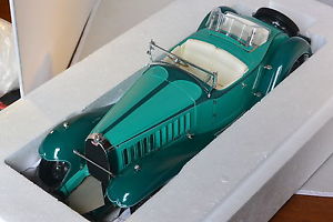 【送料無料】模型車　モデルカー　スポーツカー　バウアーブガッティロイヤルロードスターサウンドバウアーbauer bugatti royale roadster esders vert deux ton 118 bauer 1990tz68