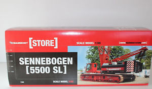 【送料無料】模型車　モデルカー　スポーツカー　コンラッドクローレーンkk conrad 273301 sennebogen 5500 star lifter raupenkran mammoet 150 neu kk