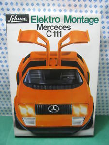 【送料無料】模型車　モデルカー　スポーツカー　メルセデスヌォーヴァミントestremely rare schuco 5508 mercedes c111 elektro montage nuova mint