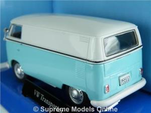 【送料無料】模型車　モデルカー　スポーツカー　vw volkswagen t1 transporter van 143rd turquoise split screen version r0154x{}