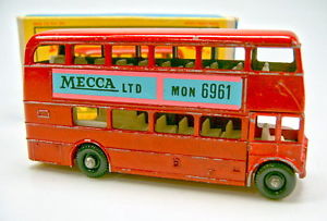 【送料無料】模型車　モデルカー　スポーツカー　マッチロンドンボックスビーフモデルバスバロンmatchbox rw 5d london bus the baron of beef rares werbemodell in box