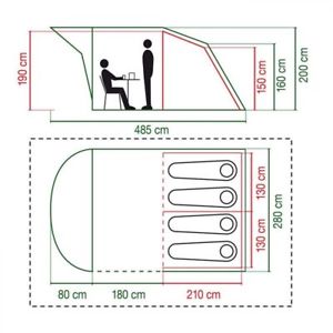 【送料無料】キャンプ用品　トンネルテントコールマンカシ4ファミリー coleman oak canyon 4 man person family camping tunnel tent greengrey