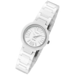 【送料無料】cirros milan luxury white ladies ceramic watch 2263l