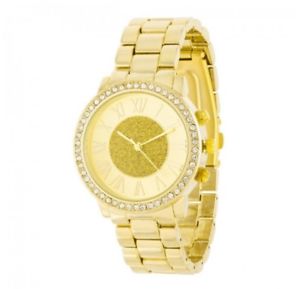 【送料無料】roman numeral goldtone watch with crystals tw13839 gold watch 【送料無料】roman numeral goldtone watch with crystals tw13839 gold watch