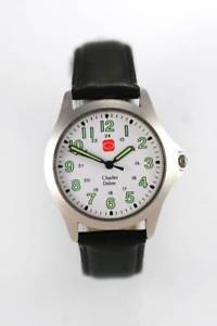 【送料無料】charles delon mens leather stainless steel water resistant quartz battery watch 【送料無料】charles delon mens leather stainless steel water resistant quartz battery watch