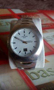 【送料無料】neues angebotjunghans mega dcf 77 radio control watch steel amp; gold bracelet battery