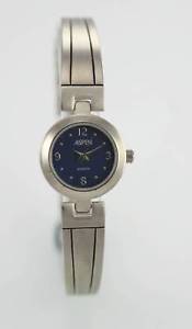 【送料無料】aspen blue womens stainless steel silver easy read quartz battery watch 【送料無料】aspen blue womens stainless steel silver easy read quartz battery watch