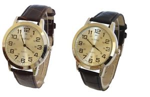 【送料無料】alpine mens silver plated analog display pu leather strap quartz wrist watch