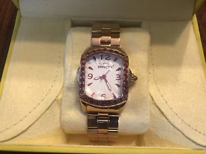 【送料無料】invicta limited edition lady lupah exotic rubellite gemstone watch model 14140