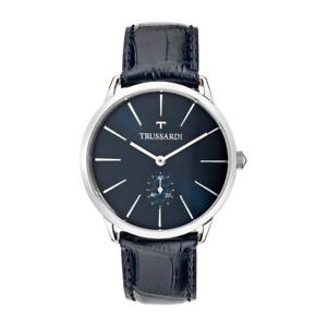 【送料無料】orologio multifunzione uomo trussardi tworld r2451116003 blu nuova collezione