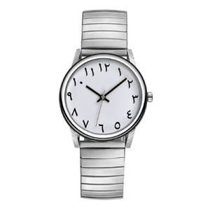 【送料無料】arabic numeral watch with stainless steel bracelet strap, 【送料無料】arabic numeral watch with stainless steel bracelet strap,